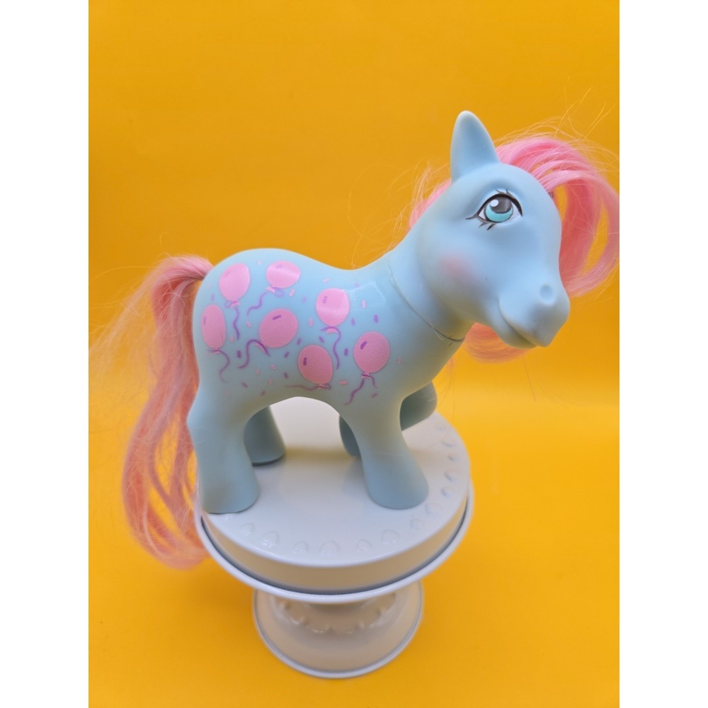 Vintage 1984 Hasbro My Little Pony Mommy Sweet Celebrations Pink & Teal Balloons